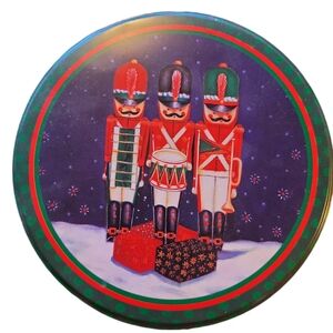 Festive Nutcracker Tin with Drum Design
